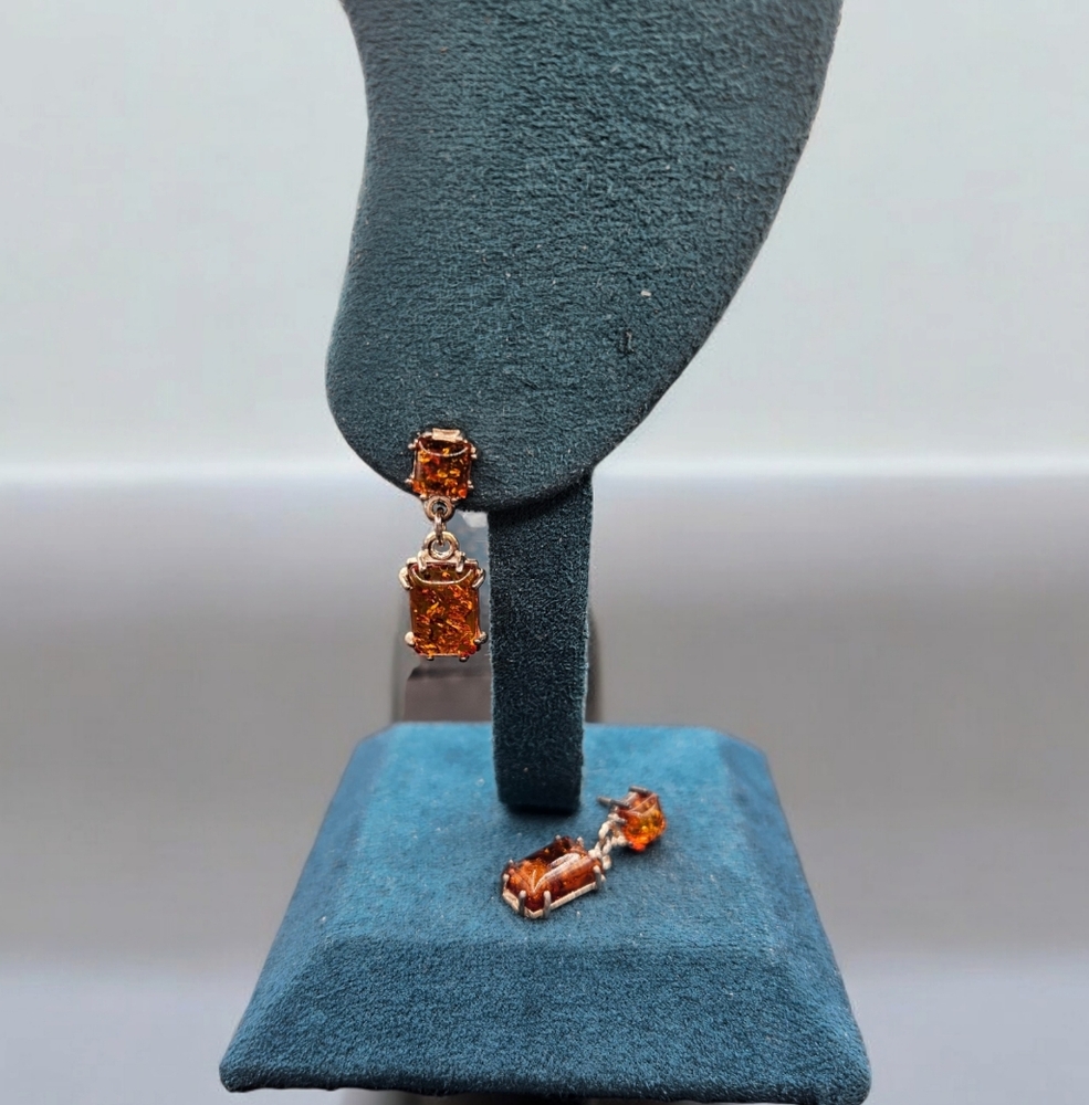 Amber Dangle Earrings